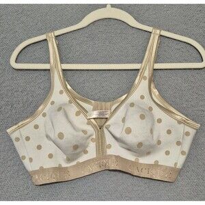 Set Of 2 Cacique Lane Bryant Polka Dot Comfort Solution Wireless Bra 40C